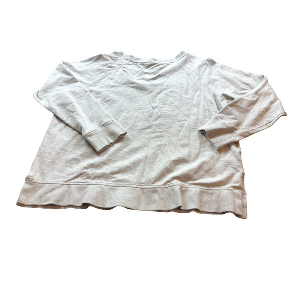 Style and Co. Women Large Grey Animal Sequin Love Hearts Sweater Pullover White - Picture 3 of 7